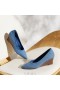  Vysoké boty VIVAIA Pointed Toe Wedge (Aria Wedge Pro) Denim Woven