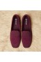  VIVAIA Čtvercová kšiltovka Faux Mink Knit Loafers Bordeaux - Bear