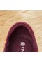  VIVAIA Čtvercová kšiltovka Faux Mink Knit Loafers Bordeaux - Bear
