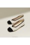  VIVAIA Square Cap V-Cut Flats (Margot 2.0) Ploché boty Bílá Černá