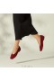  VIVAIA Čtvercová kšiltovka V-Cut Flats (Margot 2.0) Plochá obuv Červená