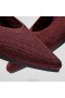  VIVAIA Špičatá kšiltovka Ballet Flats ploché boty červené