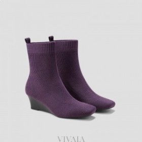  Vodoodpudivé boty s čtvercovou čepicí VIVAIA (Margot Wedge Bootie) Boty Lilek