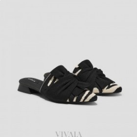 Sandály VIVAIA Pointed Toe Knot (Yaffa Pro) Sandály Ecru Tiger