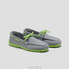  Polobotky VIVAIA Square Cap Loafers (Jackie) Světle šedá Lemon