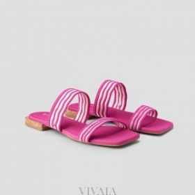  VIVAIA Čtvercová čepice žabky sandál (Maya) sandály Pitaya Wave