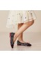  VIVAIA Piger's Almond Cap Bow Flats (Tiana Kids) Flade sko Abstrakte prikker