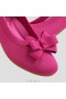 VIVAIA Rund-toe Flats (Claire) + Bow Flat Shoes Pitaya