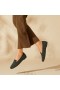 VIVAIA Rund-Toe Woven Knit Loafer (Audrey) Lave sko Olivengrøn