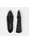  VIVAIA Pointed Cap V-Cuts Flats Flade Sko Stribede Striber Sort