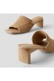  VIVAIA Firkantet Tåblok Heel Slides (Jade) Mules Muskatnød