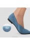  VIVAIA Pointed Cap V-Cut Flats Flade Sko Blå
