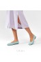  VIVAIA Square Cap V-Cut Flats Flade Sko Mintgrøn