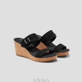  VIVAIA Justerbar rem Kilesandaler (Sammy) Sandaler Sort