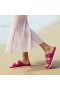 VIVAIA Dual Adjustable Buckle Slides (Nikki) Sandalen Pitaya Mesh