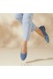  VIVAIA Almond Cap Ballerina's (Tamia 2.0) Platte schoenen Blauw