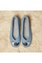  VIVAIA Squared Cap Terry Knit Flats Platte schoenen Demin - Pumpkat