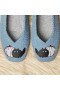  VIVAIA Squared Cap Terry Knit Flats Platte schoenen Demin - Pumpkat