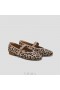  VIVAIA Square Cap Mary-Jane (Margot Mary-Jane) Platte schoenen Donker Luipaard