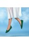 VIVAIA hardloopschoenen spitse ballerina's (Aria Walker) platte schoenen groen