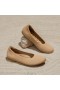  VIVAIA Ronde Teen Flats (Claire) Platte Schoenen Nootmuskaat