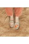  VIVAIA Ronde-Toe Terry Knit Loafers Latte - Vos