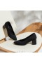 VIVAIA Almond Cap Block Heel (Tamia Block Heel) Hoge schoenen zwart