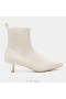 VIVAIA Puntige Kitten Heel Laarzen (Naomi) Laarzen Wit