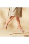  VIVAIA Square-Toe Block Heel Slides (Juliet) Sandalen Amandel Mesh