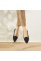  VIVAIA Puntmuts Patroon Flats (Winter Special) Platte schoenen Koffie Zwart