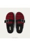  VIVAIA Ronde Neus Faux Mink Knit Pantoffels (Hazelnoot) Muiltjes Rood