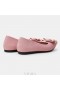  VIVAIA Puntmuts Strik Flats Platte Schoenen Roze