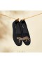  VIVAIA Ronde-Toe Geborduurde Loafers (Audrey) Zwart
