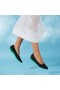 VIVAIA hardloopschoenen spitse ballerina's (Aria Walker) platte schoenen zwart groen