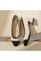  VIVAIA Ronde Teen Chunky Hakken (Julie Pro) Hoge Schoenen Beige Zwart