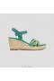  VIVAIA Ronde-teen Wedge Sandalen (Sally Pro) sandalen turquoise