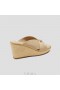  VIVAIA Square-Toe Wedge Sandalen (Laura) Sandalen Nude Perzik