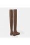  VIVAIA Ronde-Toe Over-de-Knie Laarzen Tan Russet