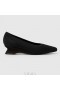  VIVAIA Puntige Teen Gestreepte Wedge Wedge Schoenen Diep