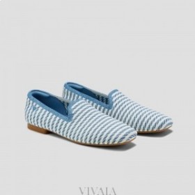  VIVAIA Square-Cap Loafers (Samantha) Lage schoenen Strepen
