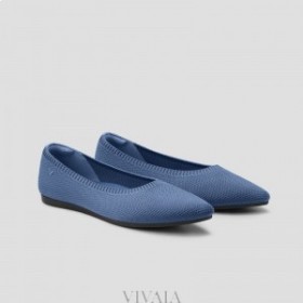  VIVAIA Puntmuts Ballerina's (Aria 5°) Platte schoenen Blauw