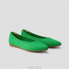VIVAIA Puntmuts Ballerina's (Aria 5°) Platte schoenen Groen