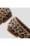  VIVAIA Square Cap V-Cut Flats (Margot 2.0) Litteät kengät Dark Leopard