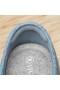  VIVAIA Squared Cap Terry Knit Flats Litteät kengät Demin - Pumpkat