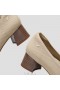  VIVAIA Square-Toe Chunky Heels (Melody Pro) High Shoes Almond