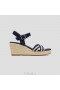  VIVAIA Round-toe Wedge Sandals (Sally Pro) sandaalit laivastonsiniset raidat