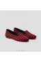  VIVAIA Pyöreäkärkiset kudotut loafer (Audrey) matalat kengät, punainen