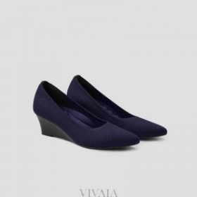  VIVAIA teräväkärkiset kiila (Aria Wedge Pro) korkeat kengät, laivasto