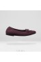  VIVAIA Chaussures plates pliables à bout rond avec nœud Rouge