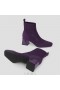 Bottes à talon perforé et bout carré VIVAIA (Melissa) Bottes Aubergine